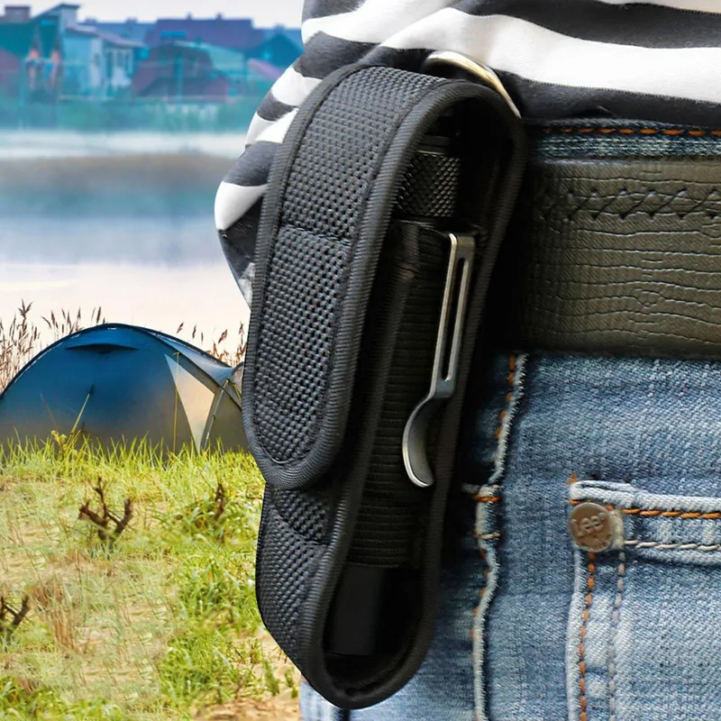 Hunting Outdoor - LED Flashlight Protective Case Outdoor Waist
