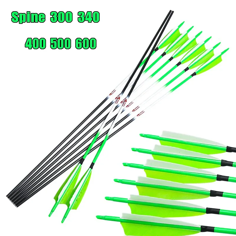 Arrow Carbon Shaft - Linkboy Archery Green Carbon Hunting Arrows