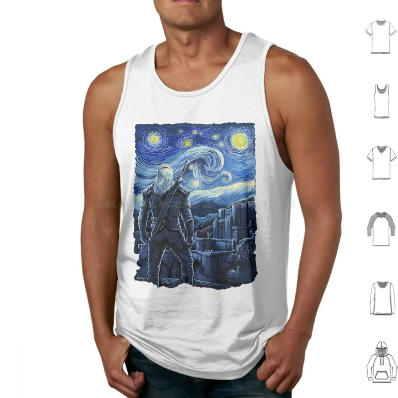 Wildman Hunting & Outdoor Vanderbijlpark - Starry Night Tank Tops Vest Sleeveless