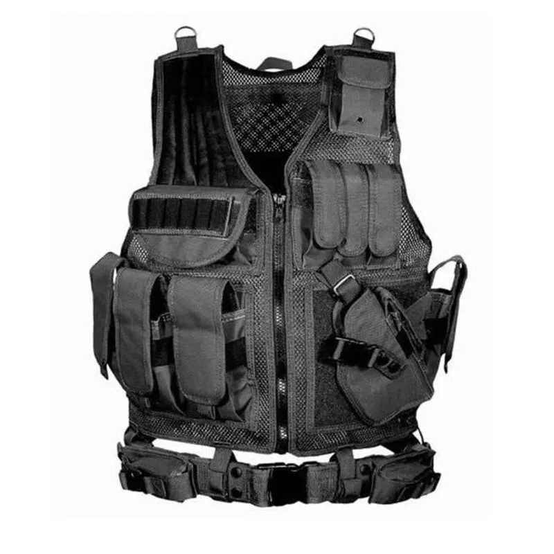 Hunting Outdoor Jacket - Adjustable Molle Tactical Vest Security Combat
