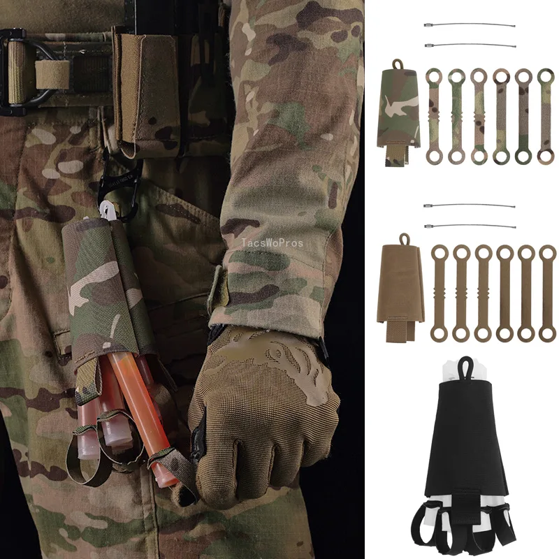 Hunting Outdoor Store - Tactical Glow Sticks Storage Pouch Chem