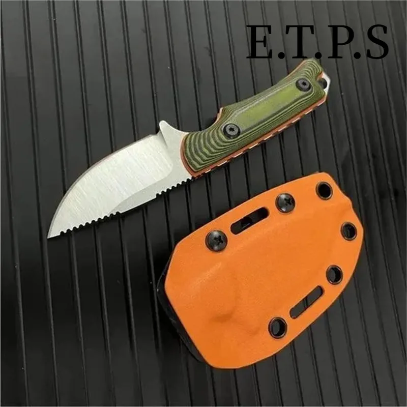 Knife Hunting Fixed Blade - BM 15017 Two-tone G10 Handle 8Cr13Mov