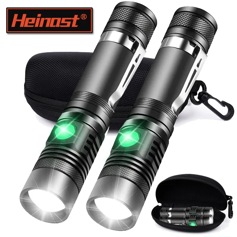 Outdoor Hunting Bike - Rechargeable T6 Handheld Flashlight Use 18650