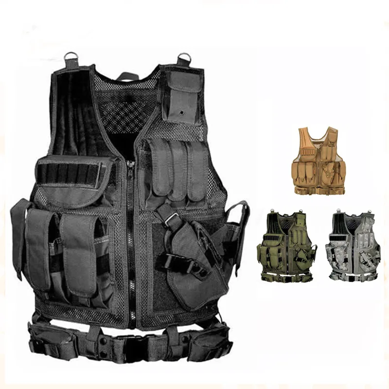 Outdoor Hunting Coat - Adjustable Molle Tactical Vest Combat Body