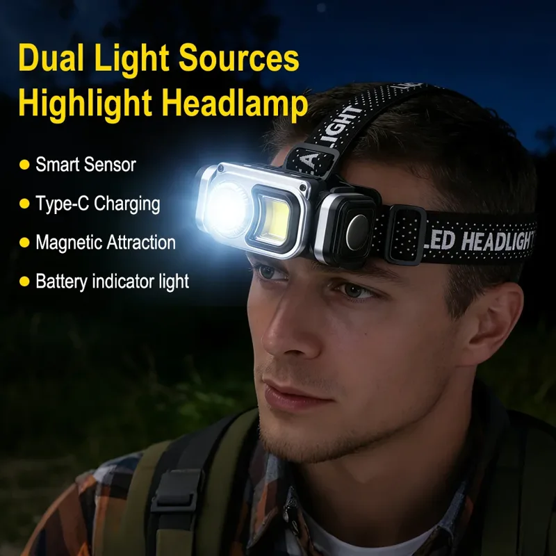 Outdoor Hunting Bike - BORUiT 4 Lighting Modes 180° Adjustable