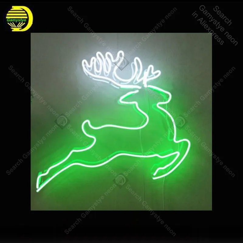 Hunting Outdoor Shop - Neon Sign for Deer Running Shop