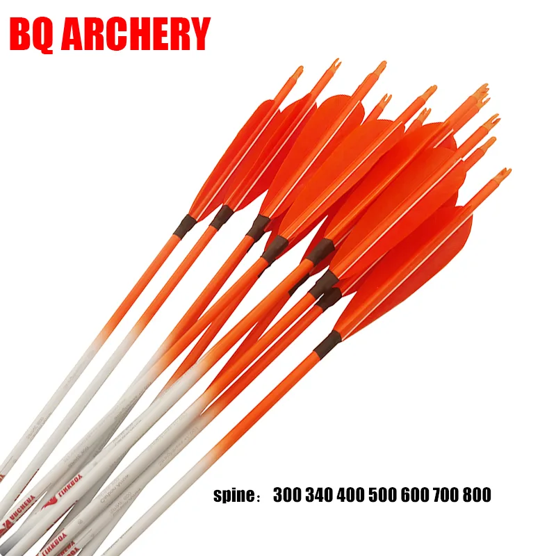 Arrow Carbon Shaft - Carbon Arrows for Archery, Turkey Feather,