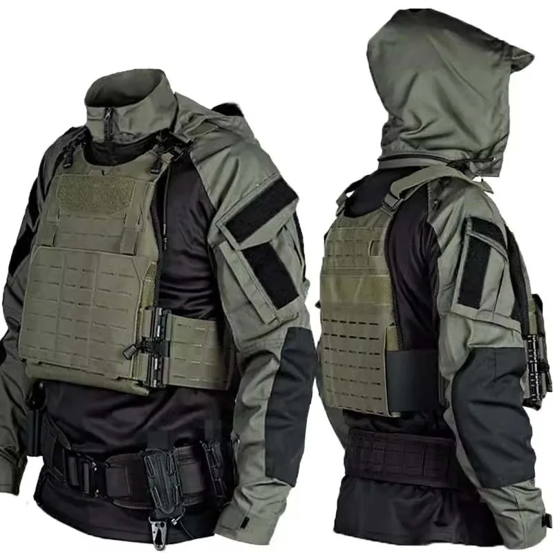 Hunting Outdoor - Men's CP Camo Tactical Combat Shirt