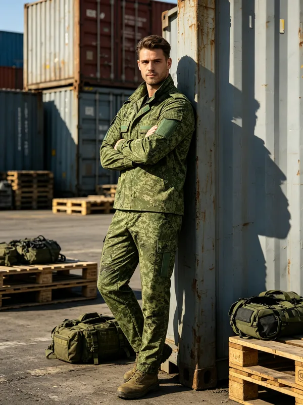 Hunting Outdoor - Russian Camouflage Tactical Suit Combat Uniform