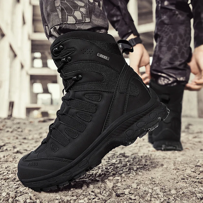 Hunting Outdoor Brand - New Men Tactical Boots Military Brand