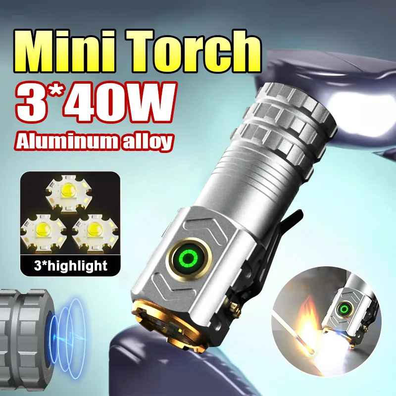 Hunting Outdoor - Super Powerful Spotlight Ignition Flashlight Mini