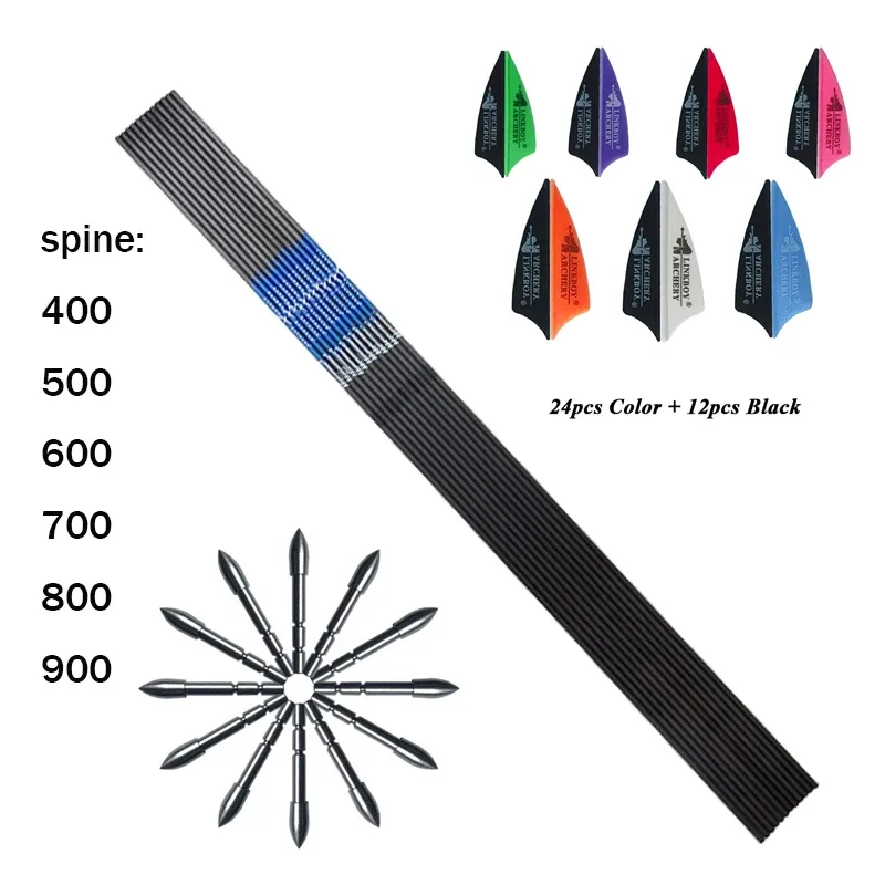 Arrow Carbon Shaft - Archery Carbon Arrows Shaft ID4.2mm Spine