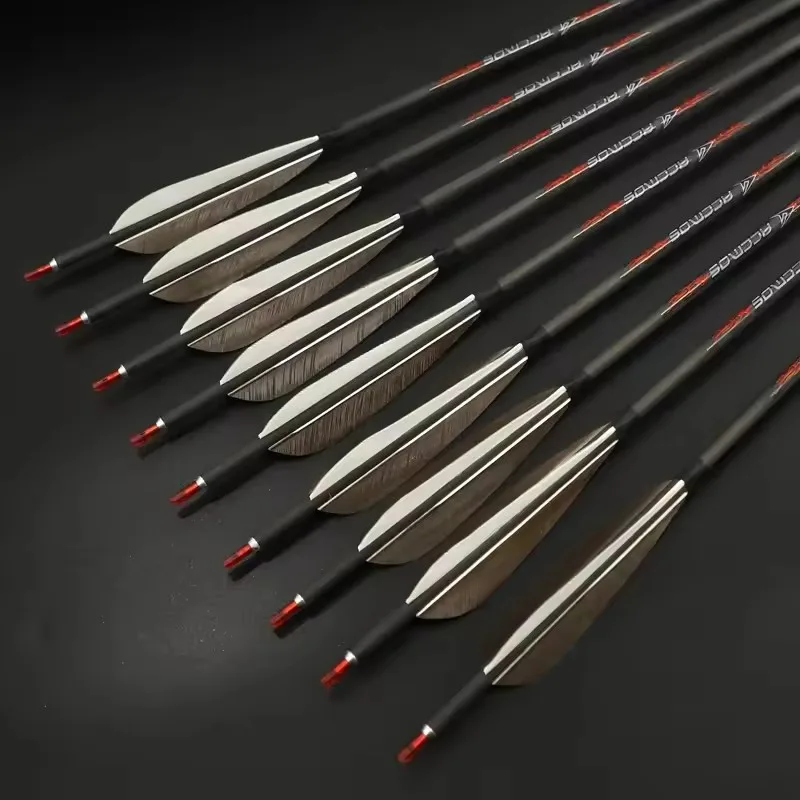 Arrow Carbon Shaft - ACCMOS 33inch Pure Carbon Arrows ID6.2mm