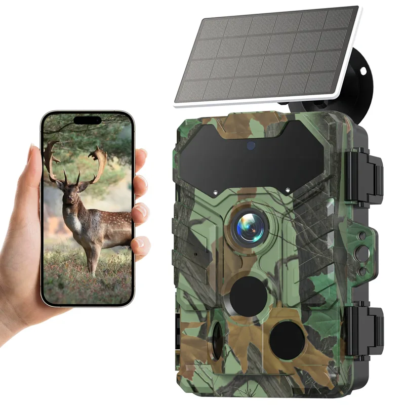 Outdoor Hunting Camera Wireless - Solar Camera Outdoor Wireless Trail Camera