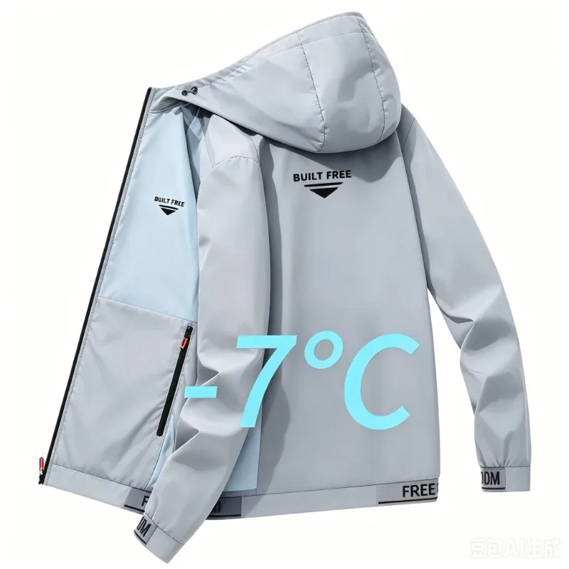 Hunting Outdoor Shop - UPF50+ White Sunscreen Jacket Men Outdoor