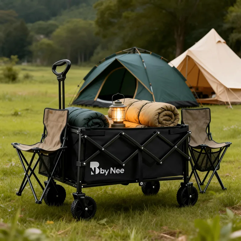 Hunting Outdoor Shop - Heavy Duty Foldable Wagon Cart Collapsible