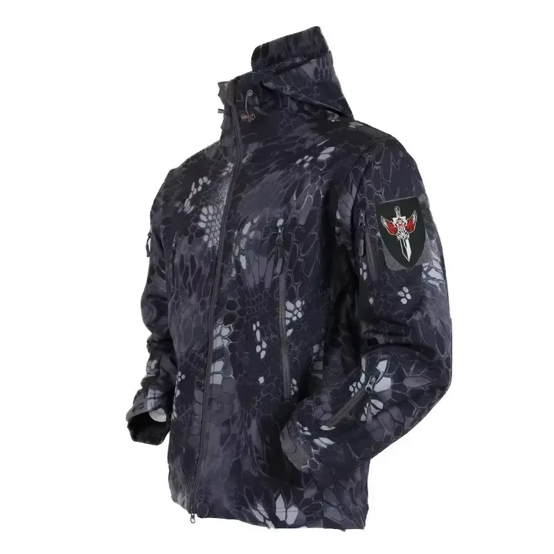 Hunting Outdoor Jacket - 5XL 6XL CP Camouflage Soft Shell