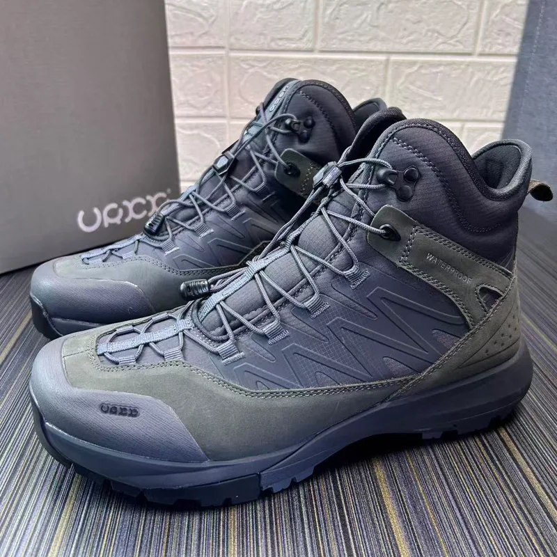 High Top Hiking Leather Shoes  - Hunting Outdoor Brand review and price