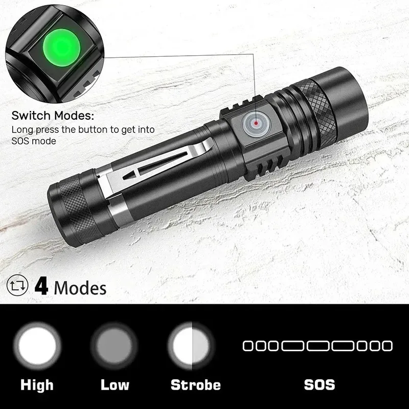 T6 LED Rechargeable Flashlight - Hunting Outdoor review and price