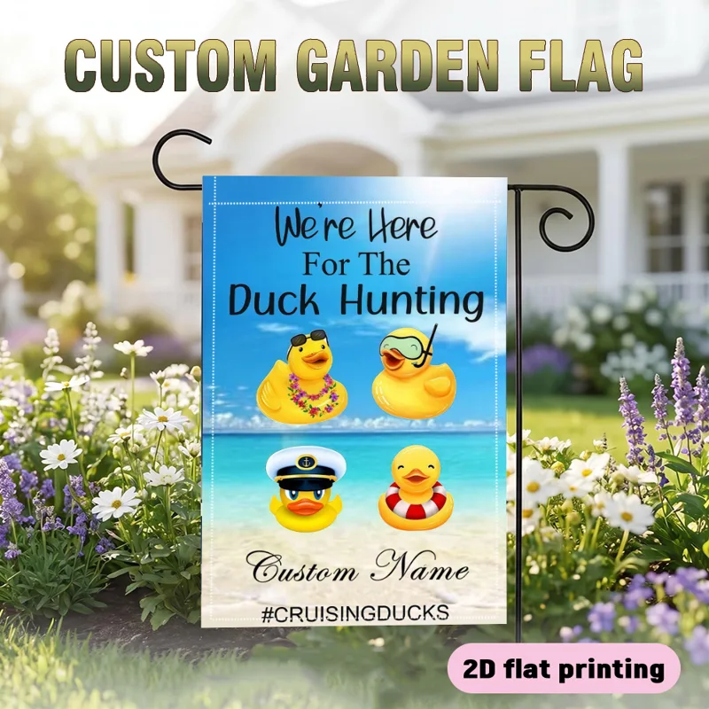 Garden Flag Custom Name Duck H - Hunting Outdoor review and price