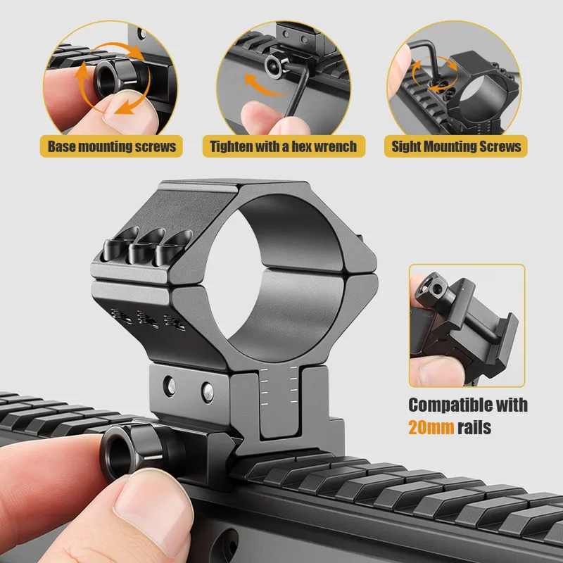 UniqueFire Rifle Scope Rings,1 - Hunting Outdoor review and price