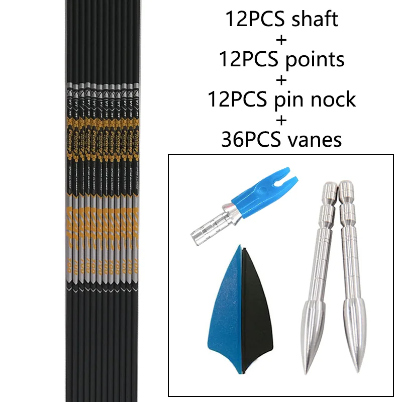 12pcs DIY Archery ID 4.2mm Spi - Arrow Carbon Shaft review and price