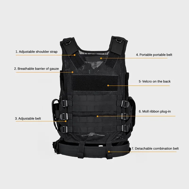Adjustable Molle Tactical Vest - Outdoor Hunting Coat review and price