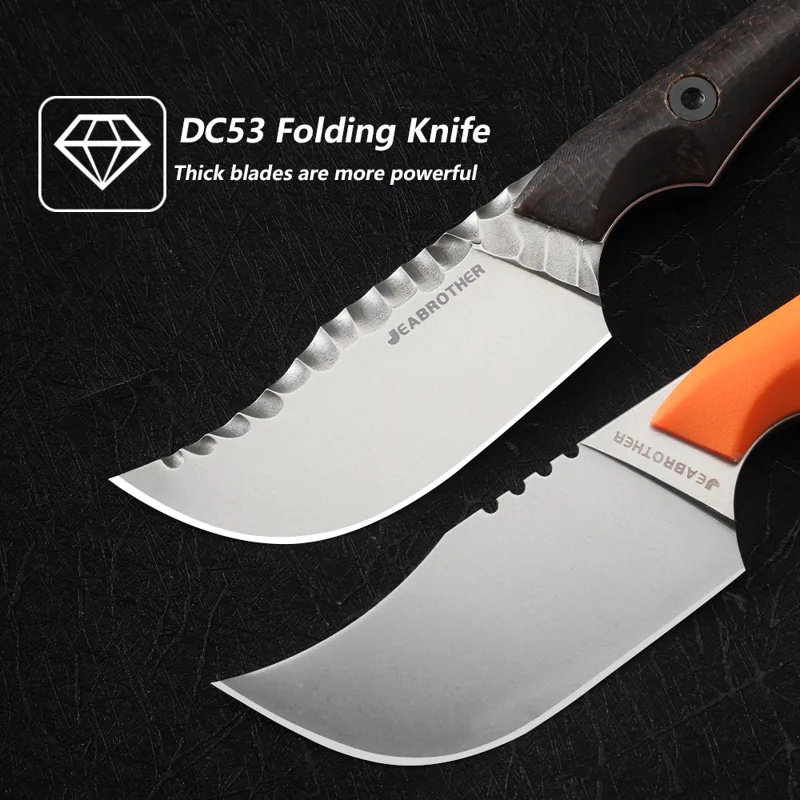 JEABROTHER DC53 Blade Knife G1 - Knife Hunting Fixed Blade review and price
