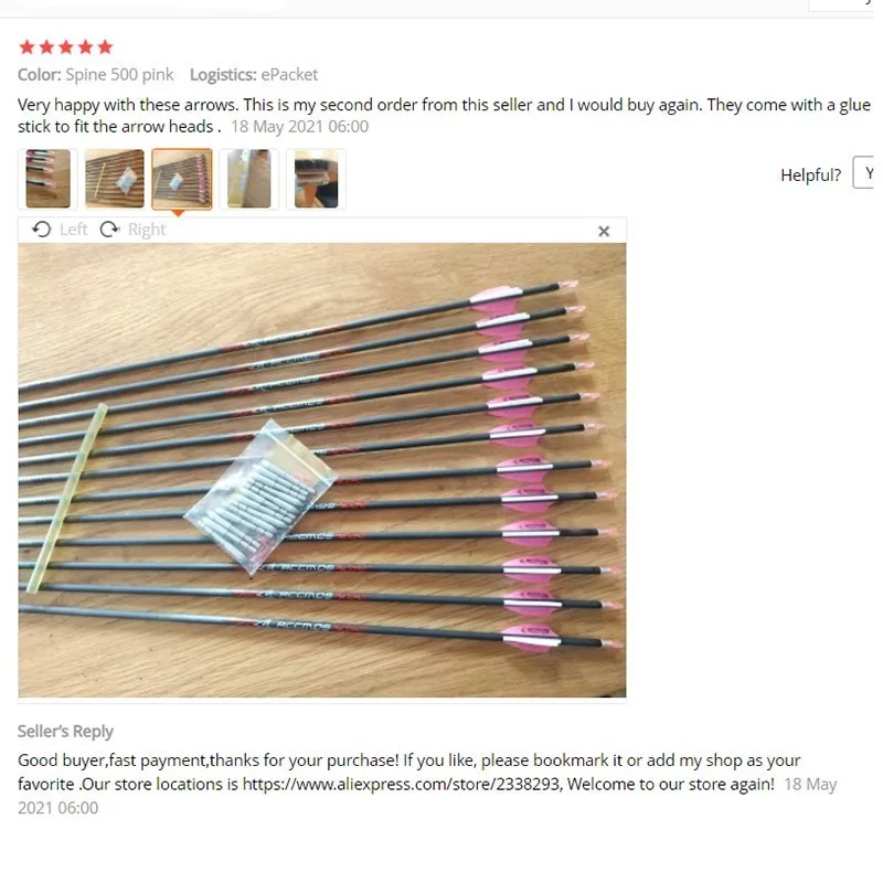 ID4.2mm Pure Carbon Arrows Sha - Arrow Carbon Shaft review and price