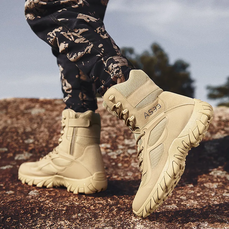 Men Tactical Boot Safety Anti- - Hunting Outdoor Brand review and price