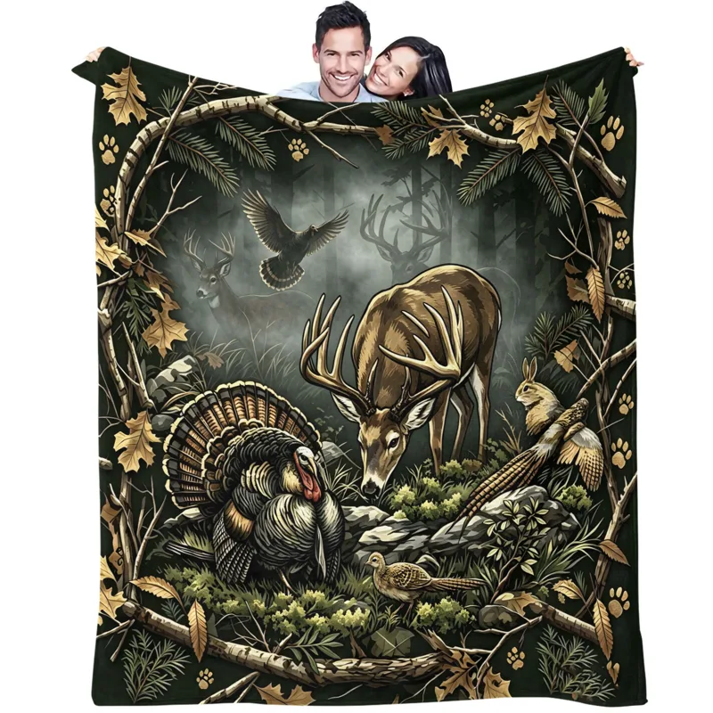 Vintage Woodland Animal Throw  - Wildman Hunting & Outdoor Vanderbijlpark review and price