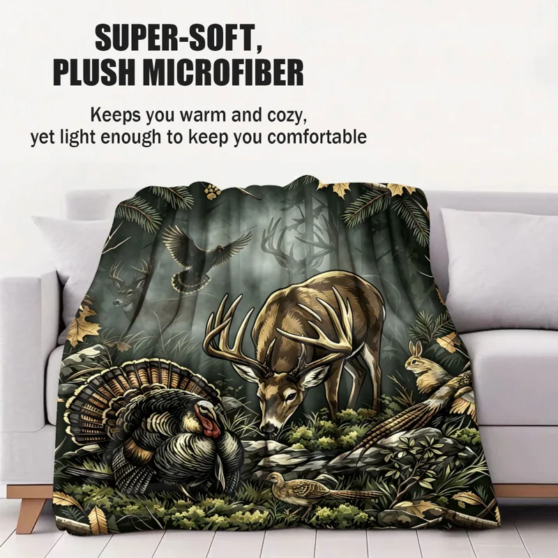 Vintage Woodland Animal Throw  - Wildman Hunting & Outdoor Vanderbijlpark review and price