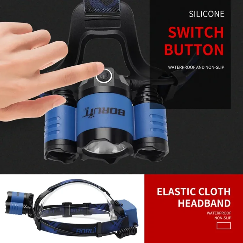 BORUiT B21 3000LM LED Headlamp - Outdoor Hunting Bike review and price