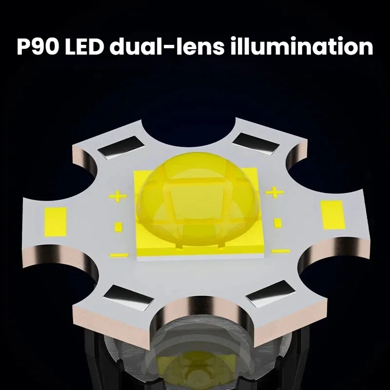 High-power P90 LED Flashlight  - Hunting Outdoor review and price