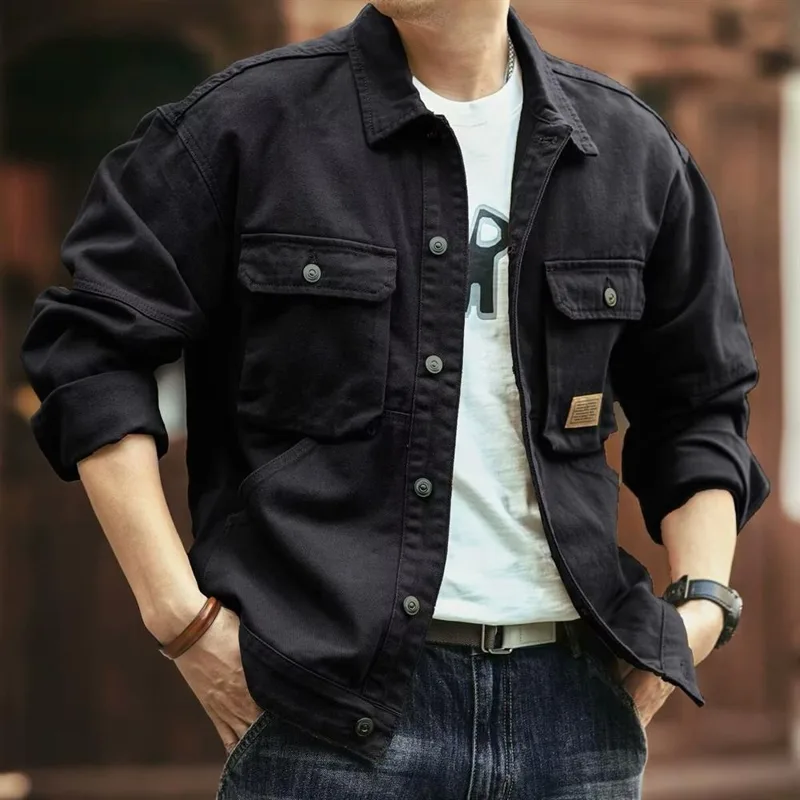 Retro American Denim Jacket Me - Hunting Outdoor Brand review and price