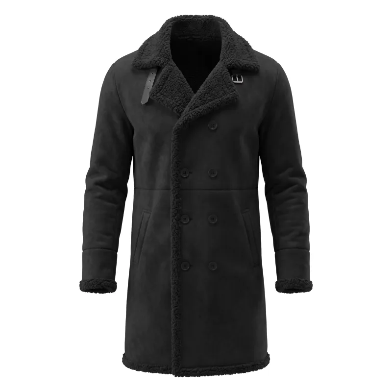 Men's Faux Suede Fur Lined Win - Outdoor Hunting Coat review and price