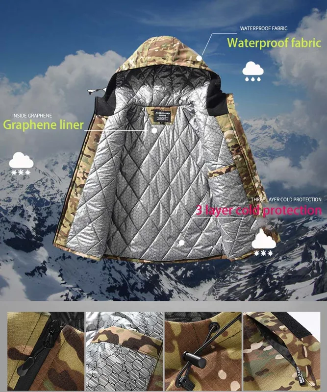Men Heating Parkas Tactical Ja - Outdoor Hunting Coat review and price