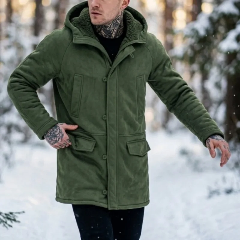 Men’s Hooded Fleece Jacket New - Outdoor Hunting News review and price