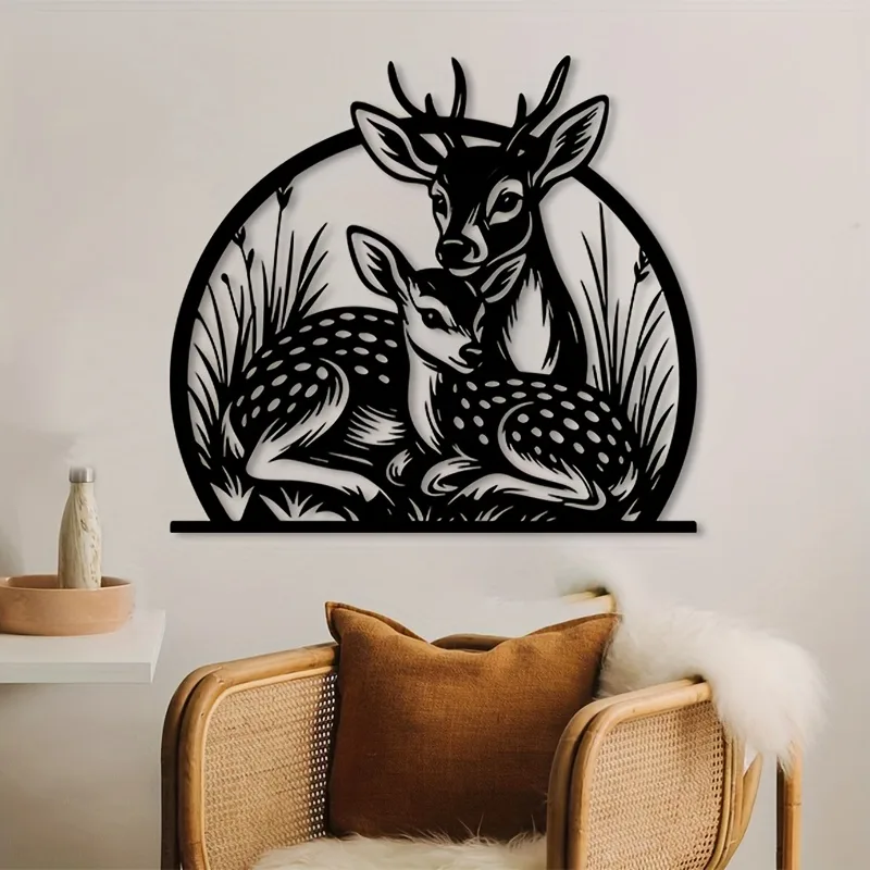 Brand Rustic Iron Deer Wall Ar - Hunting Outdoor Brand review and price