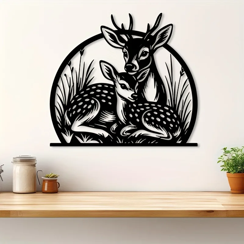 Brand Rustic Iron Deer Wall Ar - Hunting Outdoor Brand review and price