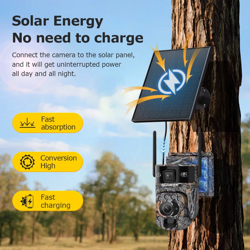 INQMEGA  6K 12MP 4G Solar Hunt - Outdoor Hunting Camera Wireless review and price