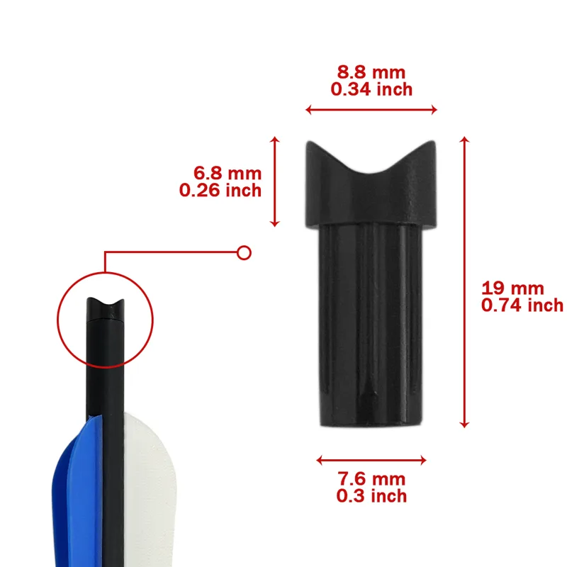 50Pcs Premium Half-moon Intern - Arrow Carbon Shaft review and price