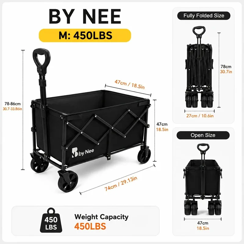 Heavy Duty Foldable Wagon Cart - Hunting Outdoor Shop review and price