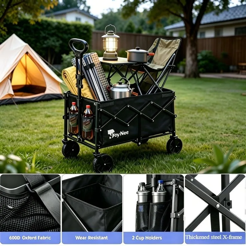 Heavy Duty Foldable Wagon Cart - Hunting Outdoor Shop review and price